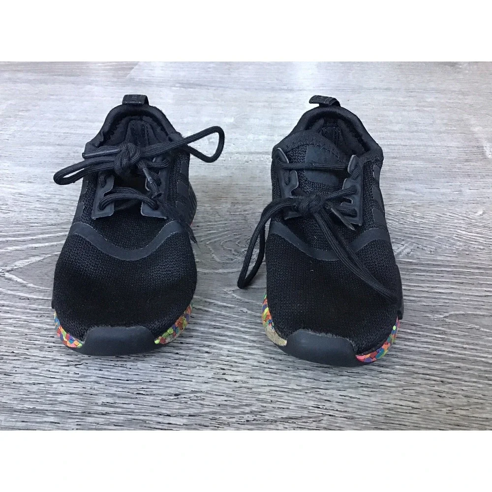 Adidas Baby NMD_R1 EL I Girls Size 7K Mosaic Black Shoes Fruity Pebbles GX2119